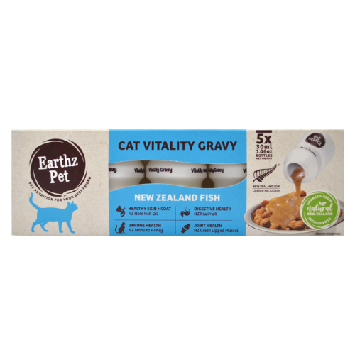 Earthz Pet Fish Health Topper for Cats - 5 Pack