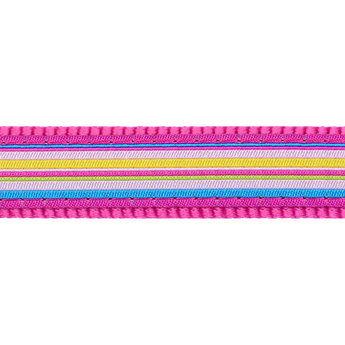 Dog Collar Horizontal Stripes Red Dingo