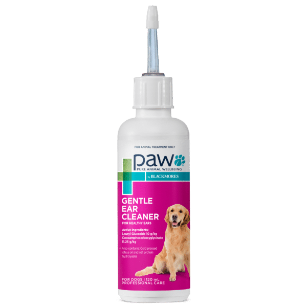 PAW Gentle Ear Cleaner 120ml - Gentle Pet Ear Care by Blackmores