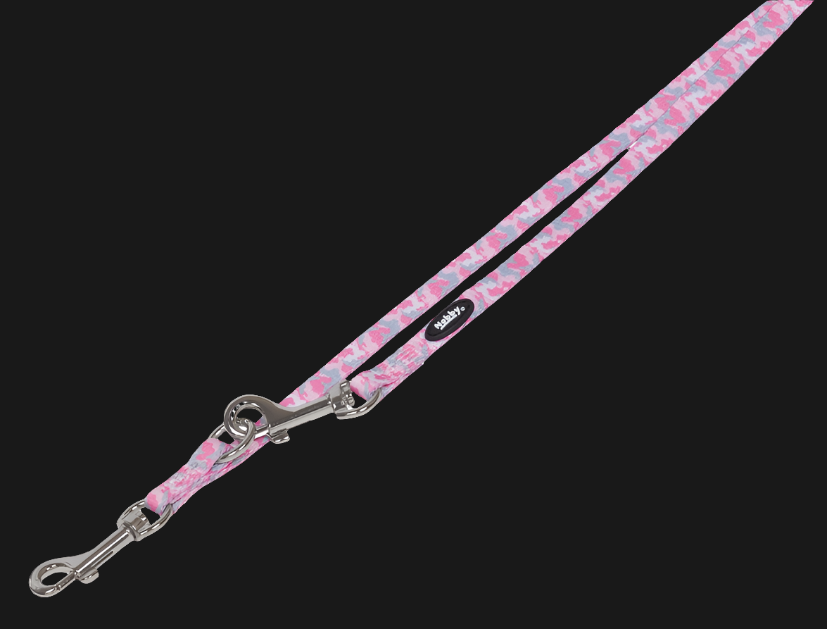 Dog Training Leash Camouflage - 3-Way Adjustable 200cm for Puppies & Small Dogs | Nobby