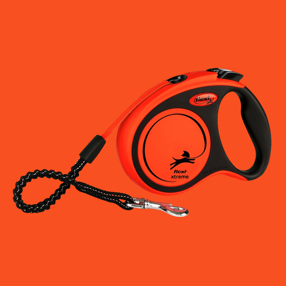 Flexi Xtreme Dog Leash 5m Size S - Heavy-Duty Retractable Leash for Dogs up to 20kg
