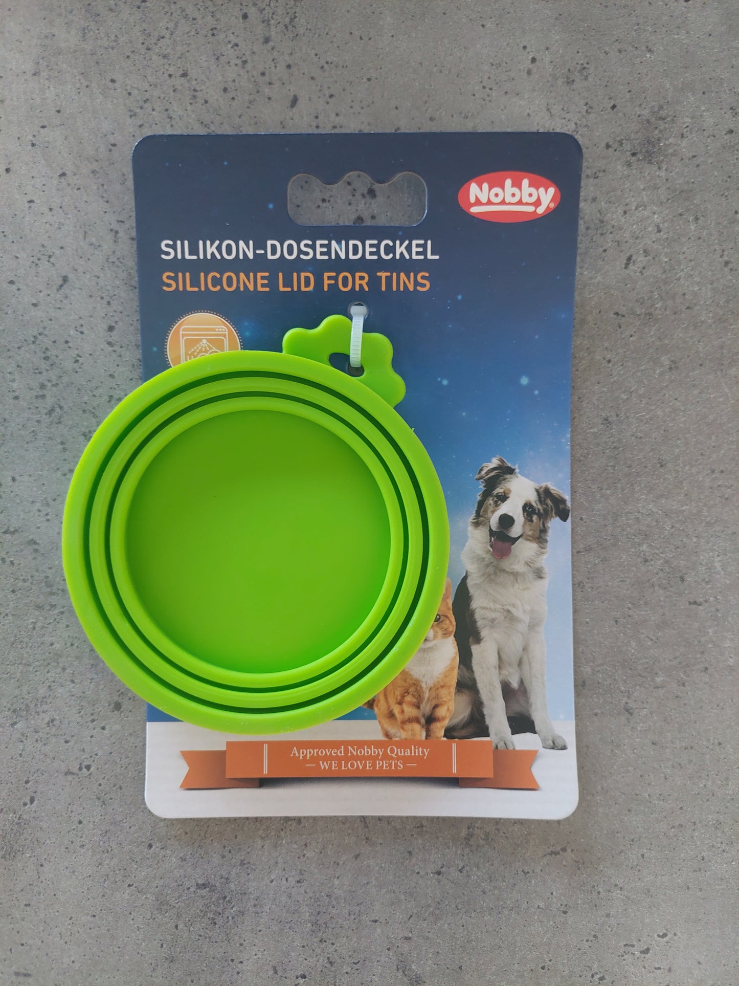 Silicone Lid for Pet Food Tins - 3 Sizes (6.5cm, 7.5cm, 8.5cm) Dishwasher Safe