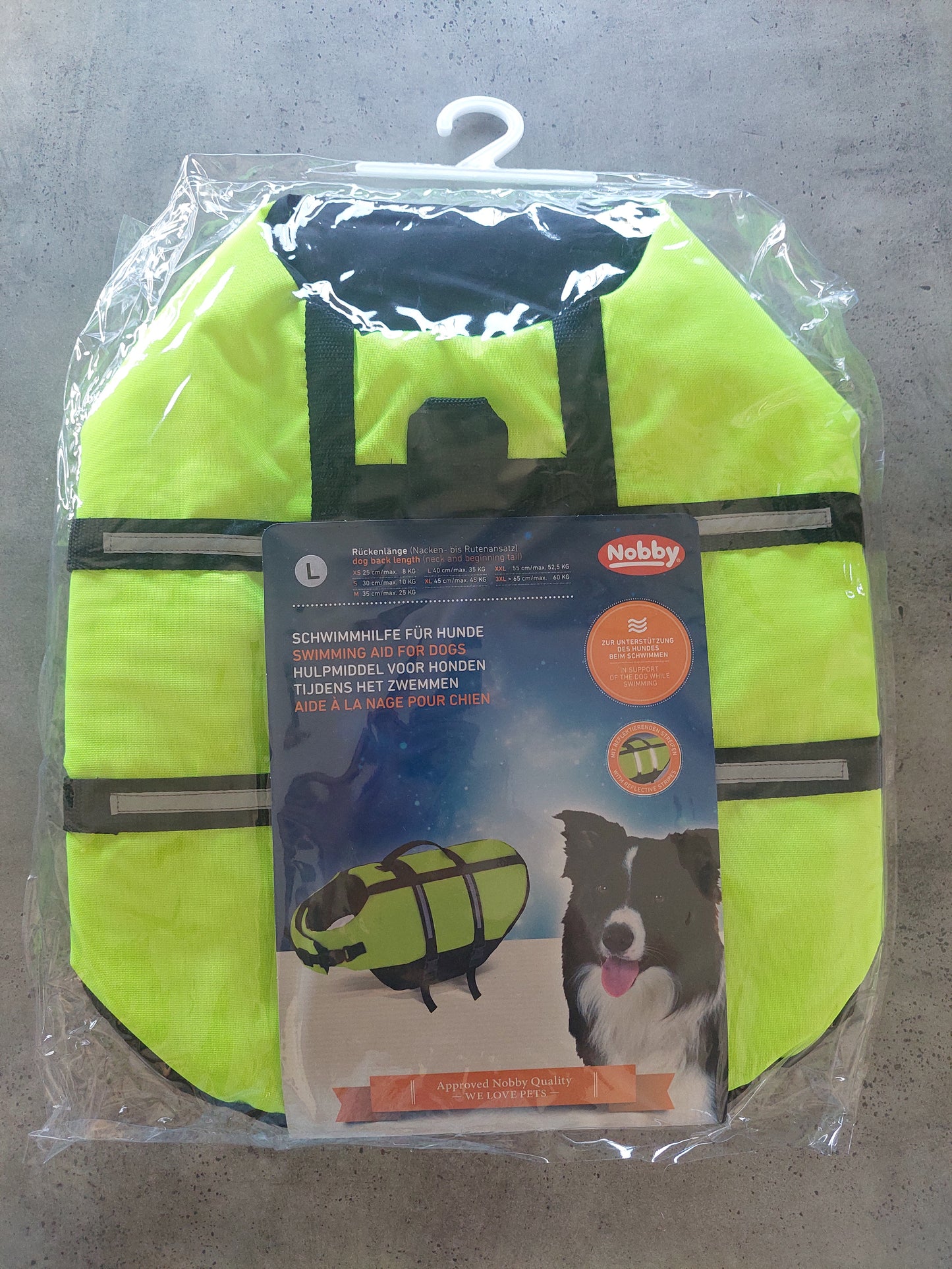 Dog Life Jacket Neon Yellow Orange - High Visibility Safety PetHaus