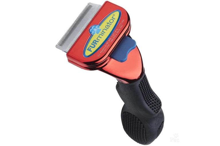 Furminator: Dog Small Long Hair Tool Metallic red