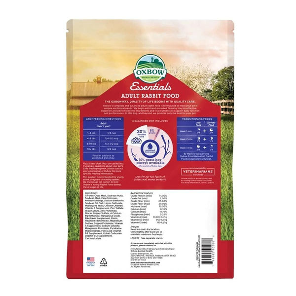 Oxbow Adult Rabbit Food 2.25kg