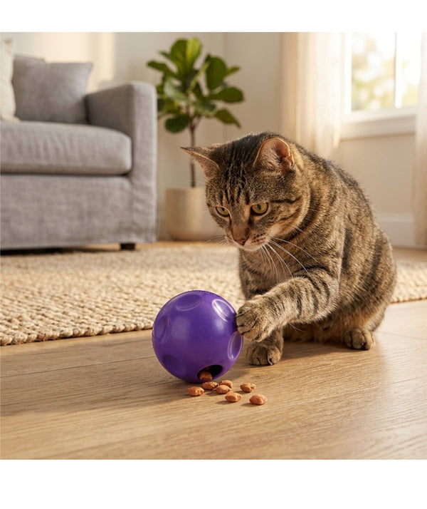 KONG Treat Dispensing Ball Cat Toy