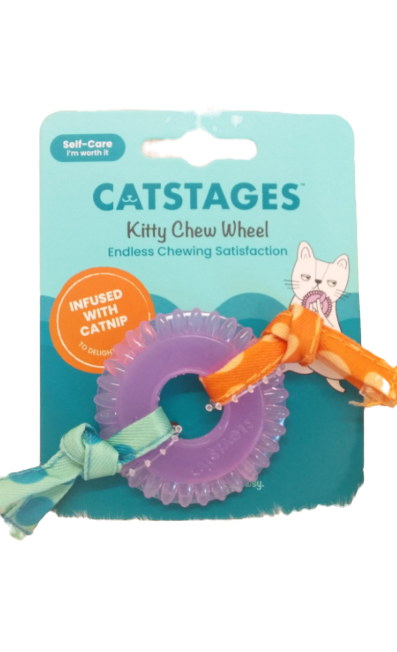 Dental Kitty Chew Wheel – Catnip Cat Toy