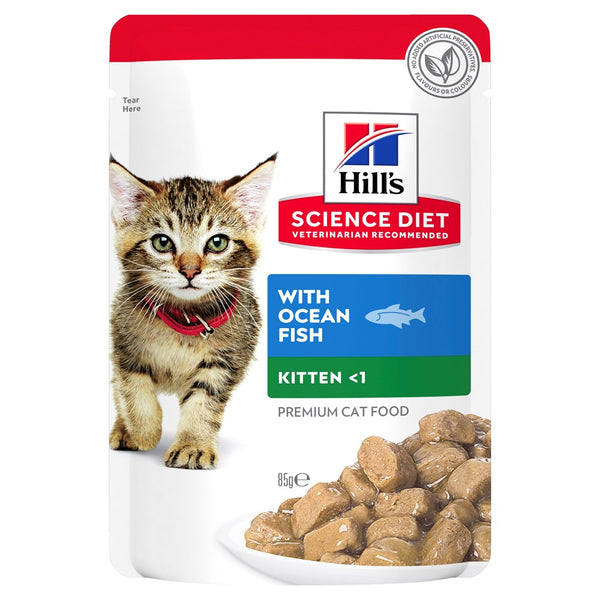 Hill's Science Diet Kitten Ocean Fish Cat Food 85g