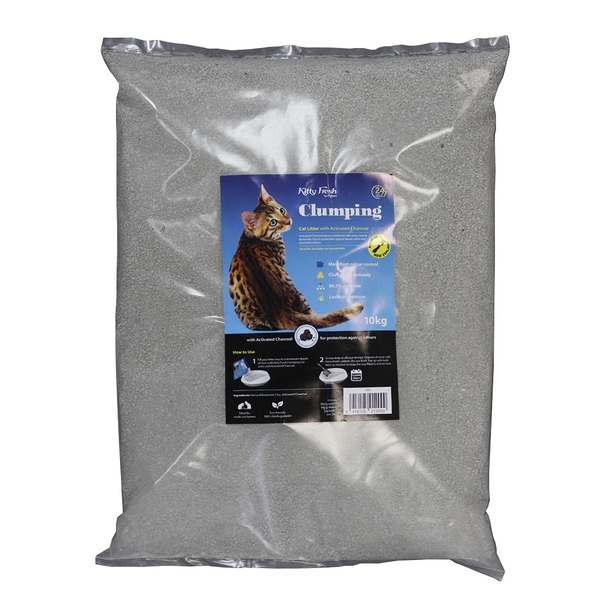 Kitty Fresh Activated Charcoal Clumping Cat Litter