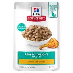 Hill's Science Diet Adult Perfect Weight Cat Food 12 x 85g