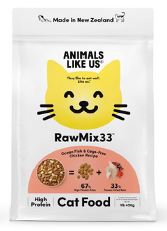 Animals Like Us RawMix33 Ocean Fish & Cage-Free Chicken Cat Food
