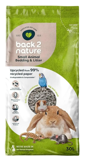Back-2-Nature Small Animal Bedding & Litter - 30L