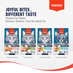 Wanpy Grain Free Adult Cat Food Tuna Recipe 1.5kg