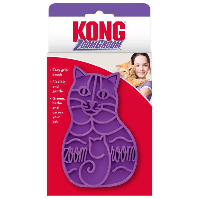 KONG ZoomGroom Cat Grooming Brush