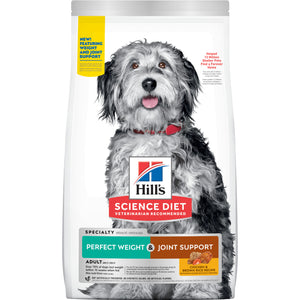 Hill's Perfect Weight & Joint Support Dog Food 5.44kg