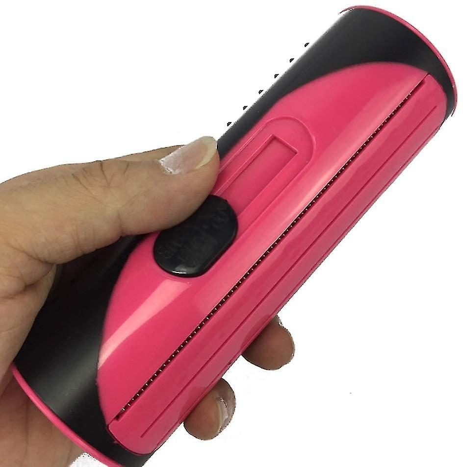 Silky Brush Dog Grooming Red