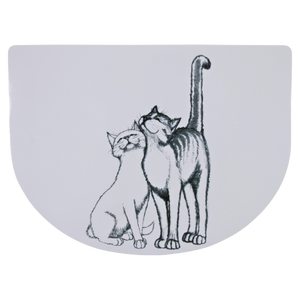 Petrageous Zentangle Cat Feeding Placemat 48 x 30cm
