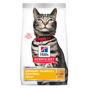 Hill's Science Diet Adult Urinary Hairball Control Chicken Dry Cat Food