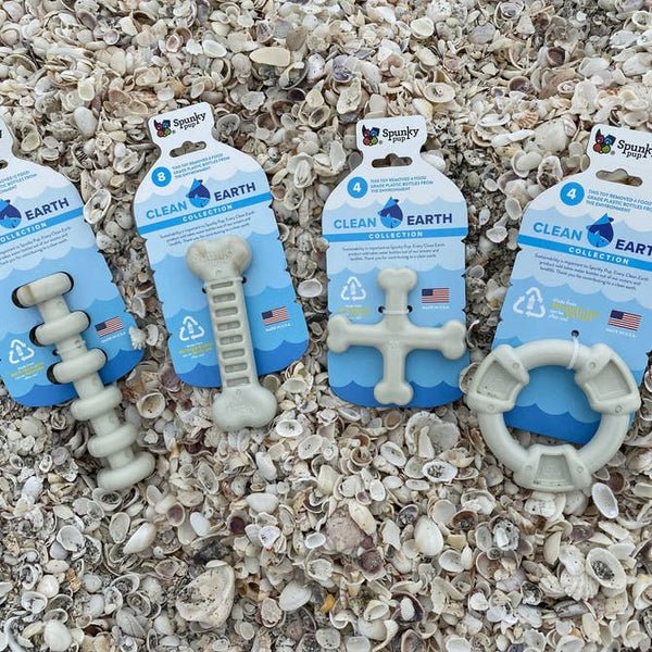 Clean Earth Recycled Dog Bone | Eco-Friendly Dog Chew Toy