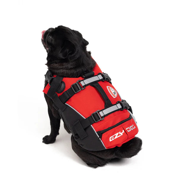 Ezy Dog DFD Dog Floatation device Life Jacket Red