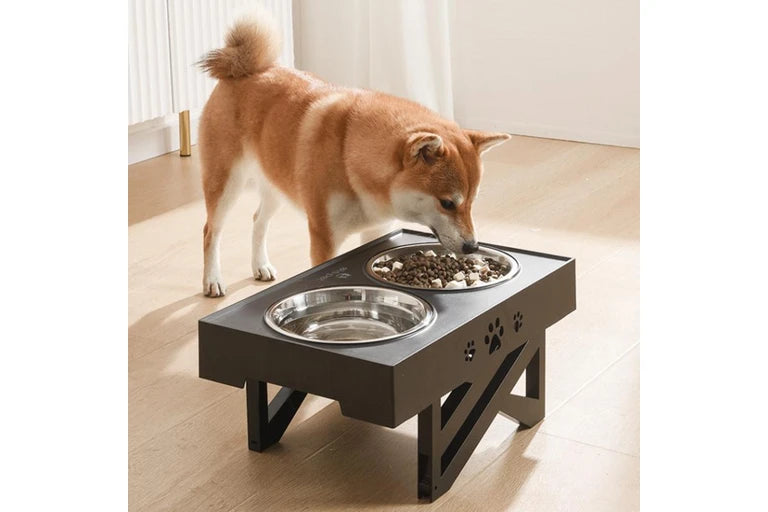 Adjustable Elevated Pet Bowl Mightyape