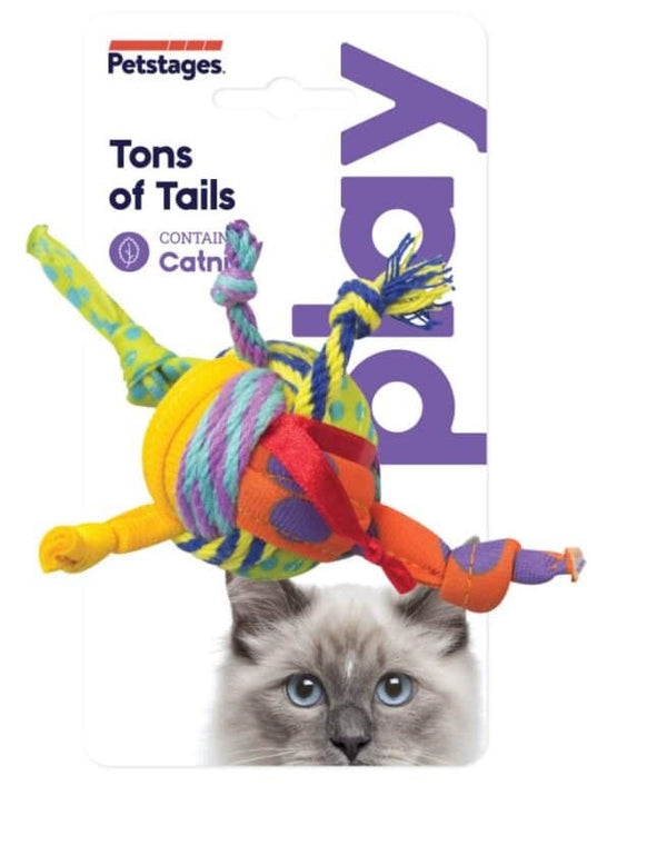 Petstages Tons of Tails Catnip Dental Cat Toy
