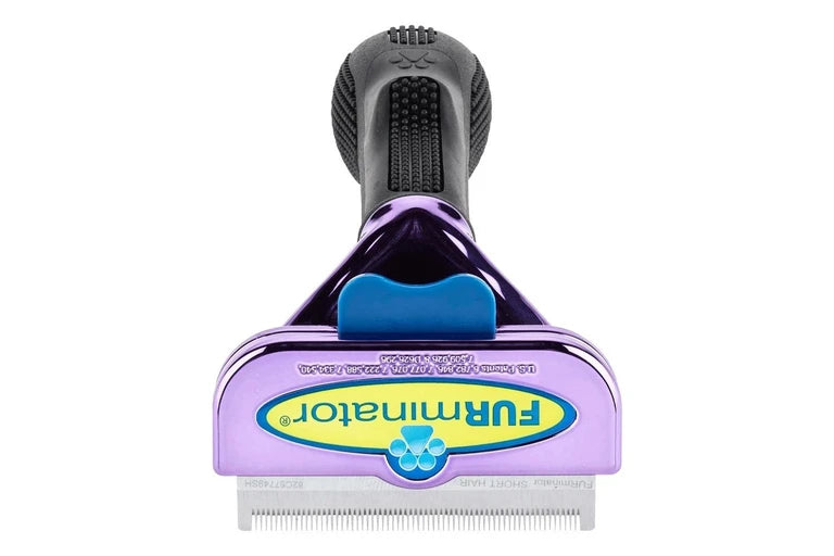 Furminator DeShedding Tool - Large Short Hair Cat (Metallic Purple)