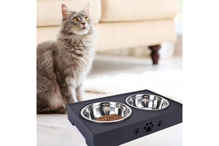 Adjustable Elevated Pet Bowl Mightyape