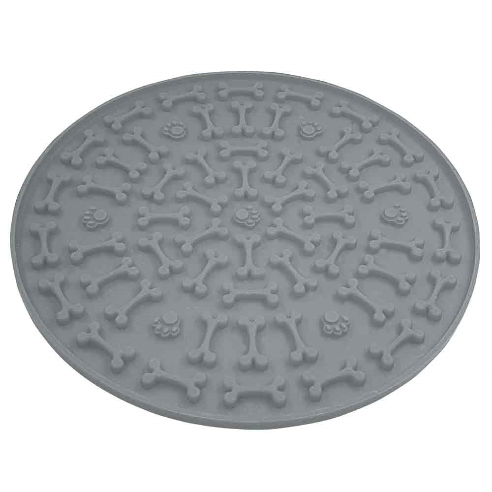 Nobby Silicone Lick Mat Bone Shape - Freezable