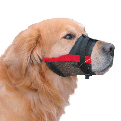Nylon Dog Muzzle Adjustable - Breathable, Washable | 5 Sizes, 3 Colors