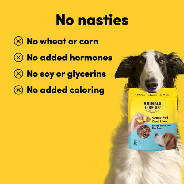 Animals Like Us Freeze-Dried Beef Liver Dog Treats 85g