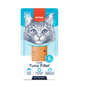 Wanpy Pure Tuna Fillet Cat Treat 25g