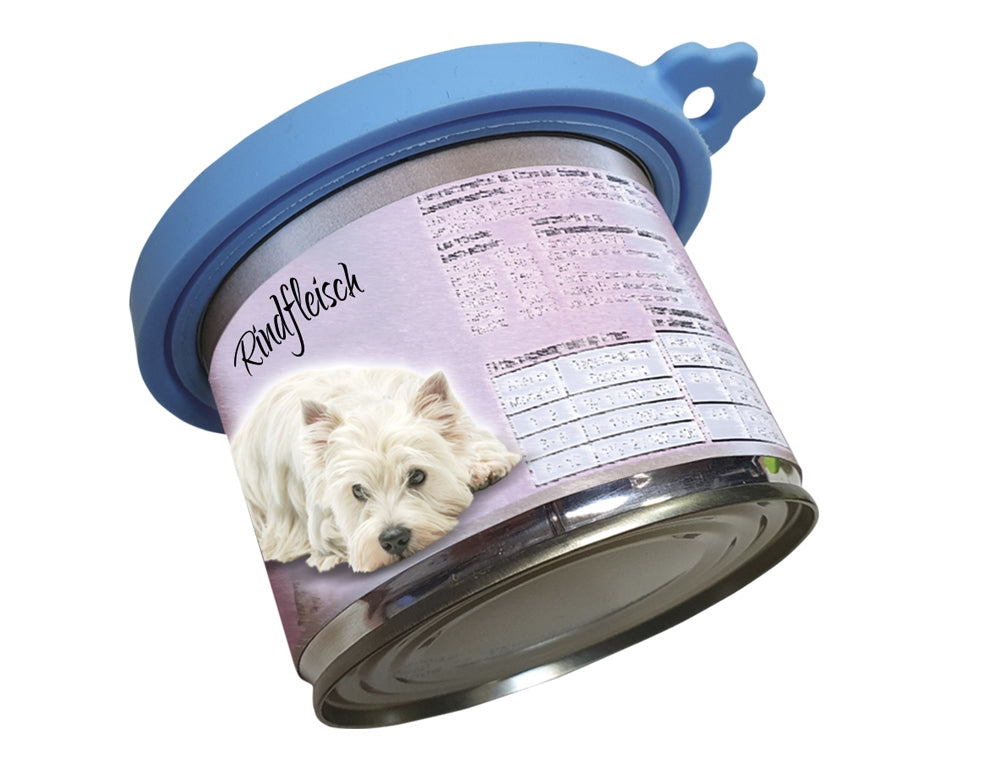 Silicone Lid for Pet Food Tins - 3 Sizes (6.5cm, 7.5cm, 8.5cm) Dishwasher Safe