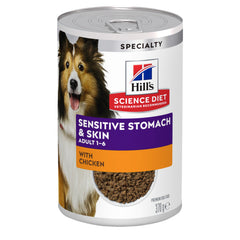 Hill's Sensitive Stomach & Skin Chicken & Vegetable 370g