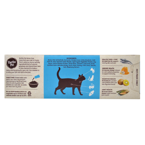 Earthz Pet Fish Health Topper for Cats - 5 Pack