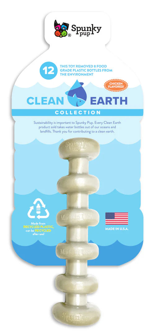 Clean Earth Recycled Dog Bone | Eco-Friendly Dog Chew Toy