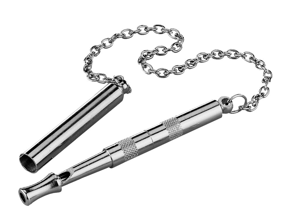 Dog Training Whistle Metal 11cm - Professional Dressage Whistle