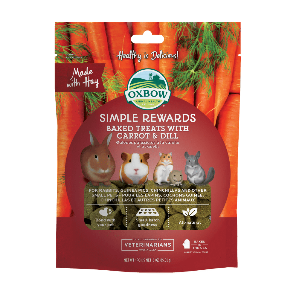Oxbow Simple Rewards Carrot & Dill Baked Treats