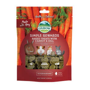 Oxbow Simple Rewards Carrot & Dill Baked Treats