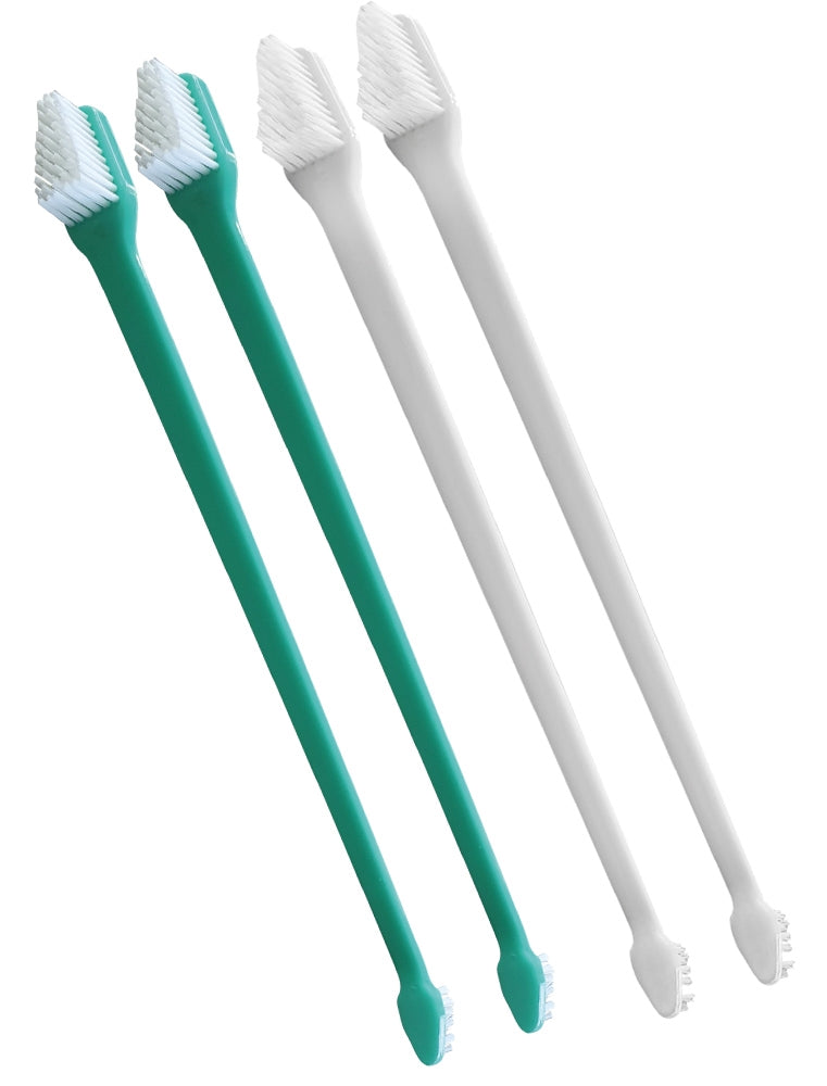 Dog/Cat Toothbrush Set of 4 - 23cm Pet Dental Care Brushes