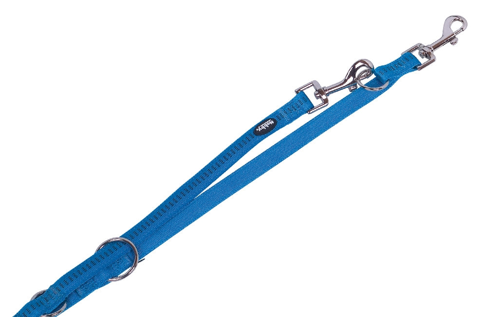 Training leash "Soft Grip light blue