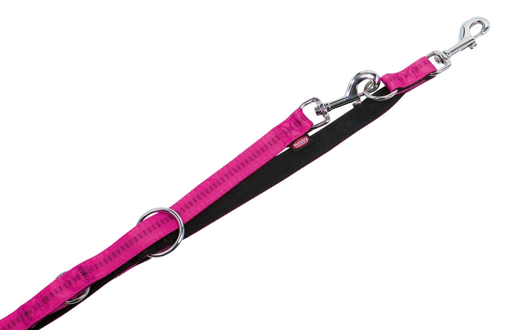Training leash "Soft Grip fuchsia