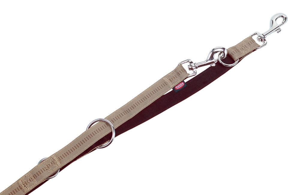 Training leash "Soft Grip beige