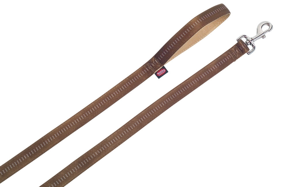 Soft Grip" leash Nobby Brown