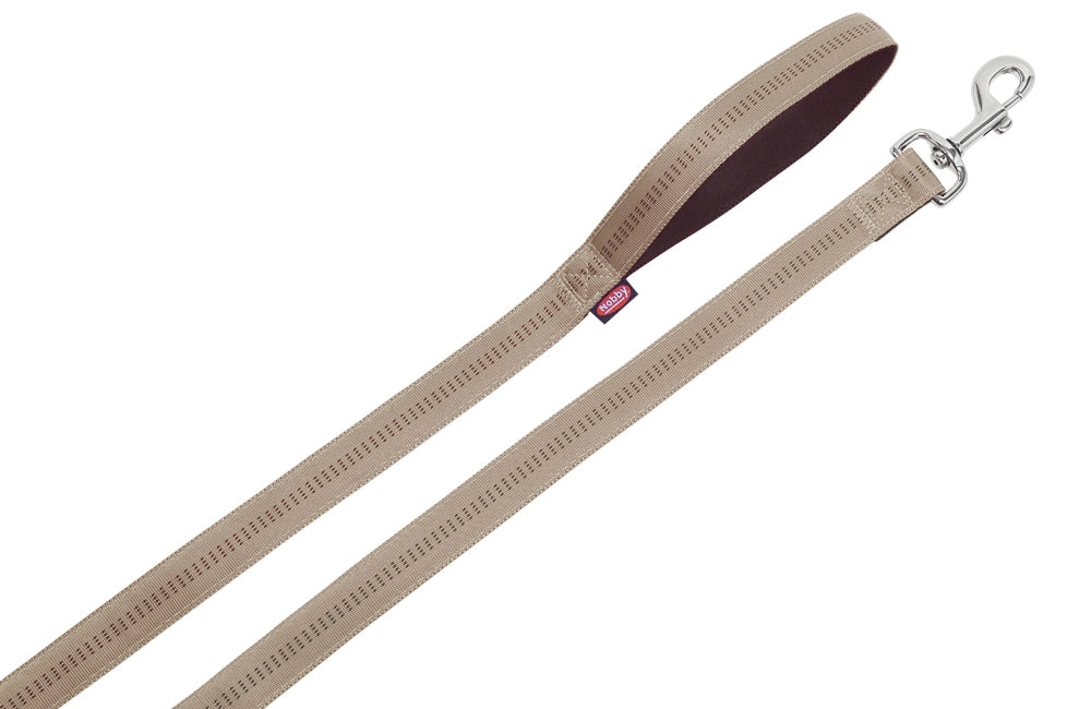 Soft Grip" leash Nobby Beige
