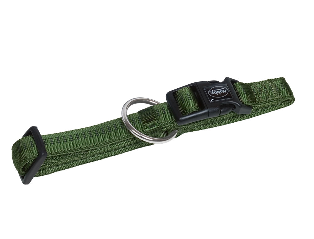 Forest green soft grip collar