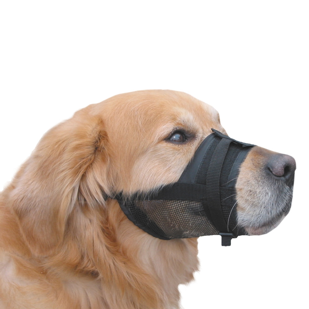 Nylon Dog Muzzle Adjustable - Breathable, Washable | 5 Sizes, 3 Colors