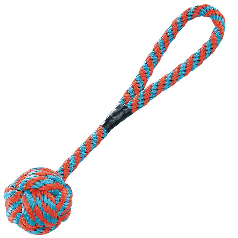 Dog Water Ball Toy Floating - Nylon Rope Ball with Handle for Swimming & Fetch
