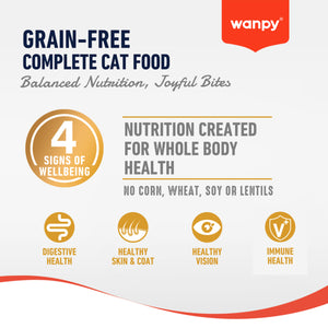 Wanpy Grain Free Adult Cat Food Chicken Recipe