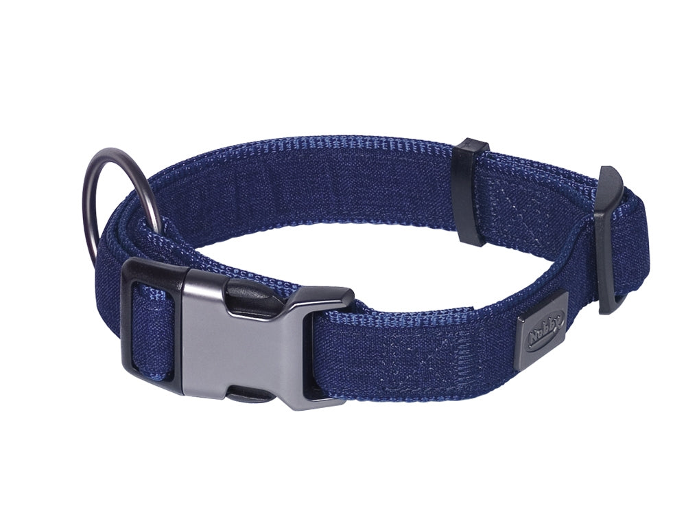 Collar "Linen Deluxe" navy blue